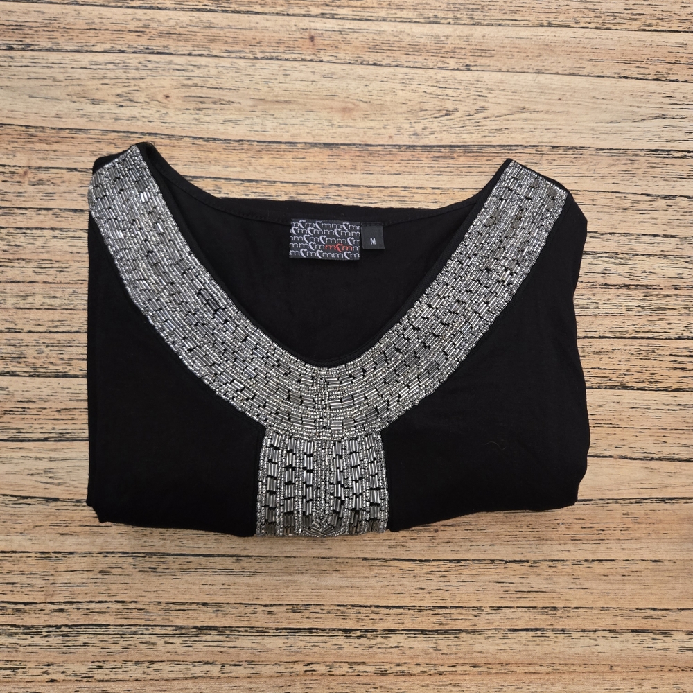 Black Embellished Women's‎ Top - Picture 7 of 7